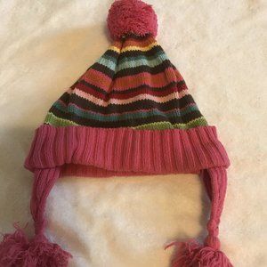 Gymboree cupcake cutie rainbow striped hat cap 5 7